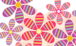 flower vector background